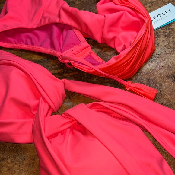 Anthropologie Seafolly Australia Bikini Swimsuit Set Size 10/12 - Picture 9 of 13